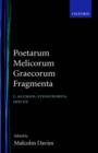 Image for Poetarum Melicorum Graecorum Fragmenta: Volume I