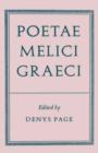 Image for Poetae melici Graeci