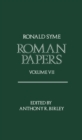 Image for Roman Papers Volume VII