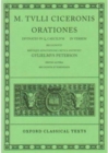 Image for Cicero Orationes. Vol. III : (Verrinae)