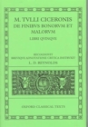 Image for Cicero De Finibus Bonorum et Malorum