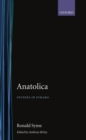 Image for Anatolica : Studies in Strabo