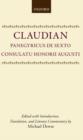 Image for Claudian panegyricus de sexto consulatu Honorii Augusti