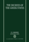 Image for The decrees of the Greek states