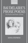 Image for Baudelaire&#39;s Prose Poems