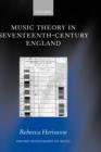 Image for Music Theory in Seventeenth-Century England