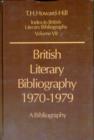 Image for British Literary Bibliography 1970-1979 : A Bibliography