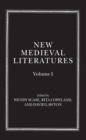 Image for New Medieval Literatures : Volume I
