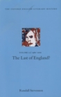 Image for The Oxford English Literary History: Volume 12: The Last of England?