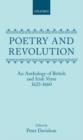 Image for Poetry and revolution  : an anthology of British verse 1625-1660
