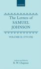 Image for The letters of Samuel Johnson With Mrs. Thrale&#39;s genuine letters to him.