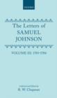 Image for The Letters of Samuel Johnson with Mrs Thrale&#39;s Genuine Letters to Him