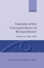 Image for Calendar of the Correspondence of Richard Baxter: Volume II: 1660-1696
