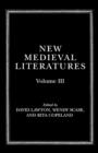 Image for New Medieval Literatures
