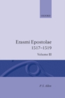 Image for Opus Epistolarum Des. Erasmi Roterodami: Volume III: 1517-1519