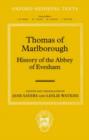 Image for Thomas of Marlborough: History of the Abbey of Evesham