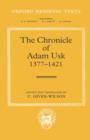 Image for The Chronicle of Adam Usk 1377-1421
