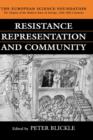 Image for Resistance, Representation and Community