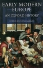Image for Early modern Europe  : an Oxford history