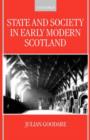 Image for State and society in early modern Scotland