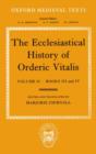 Image for The Ecclesiastical History of Orderic Vitalis: Volume II: Books III &amp; IV