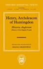 Image for Henry, Archdeacon of Huntingdon: Historia Anglorum
