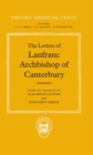 Image for The Letters of Lanfranc, Archbishop of Canterbury