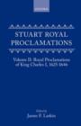 Image for Stuart Royal Proclamations: Volume II: Royal Proclamations of King Charles I, 1625-1646
