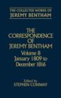 Image for The Collected Works of Jeremy Bentham: Correspondence: Volume 8
