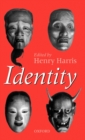 Image for Identity  : essays based on Herbert Spencer lectures given in the University of Oxford