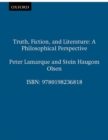 Image for Truth, fiction, and literature  : a philosophical perspective