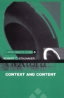 Image for Context and Content : Essays on Intentionality in Speech and Thought