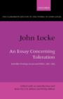 Image for An essay concerning toleration  : and other writings on law and politics, 1667-1693