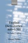 Image for English dictionaries, 800-1700  : the topical tradition