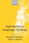 Image for Approaches to Language Typology