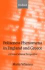 Image for Politeness Phenomena in England and Greece