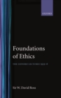 Image for The Foundations of Ethics : The Gifford Lectures 1935-6
