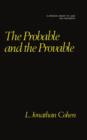 Image for The Probable and the Provable