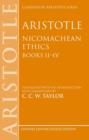 Image for Aristotle: Nicomachean Ethics, Books II--IV