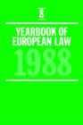Image for Yearbook of European Law 1988