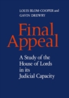 Image for Final Appeal : A Study of the House of Lords in its Judicial Capacity