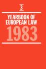 Image for Yearbook of European Law 1983