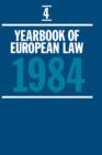Image for Yearbook of European Law 1984