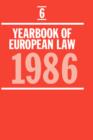 Image for Yearbook of European Law 1986