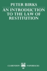 Image for An Introduction to the Law of Restitution