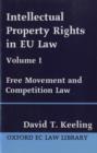 Image for Intellectual Property Rights in EU Law Volume I