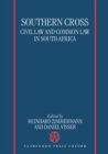Image for Southern cross  : civil law and common law in South Africa