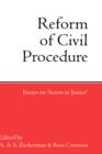 Image for The Reform of Civil Procedure