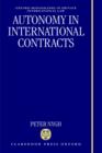 Image for Autonomy in International Contracts