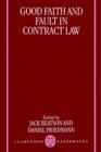 Image for Good faith and fault in contract law